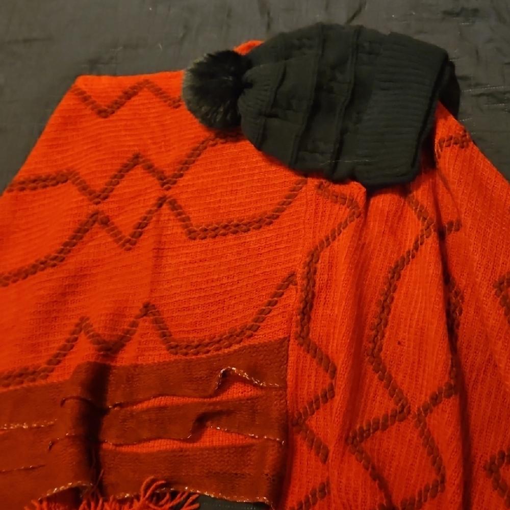 Vibrant Knit Scarf and Hat Set